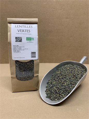 Lentilles vertes bio